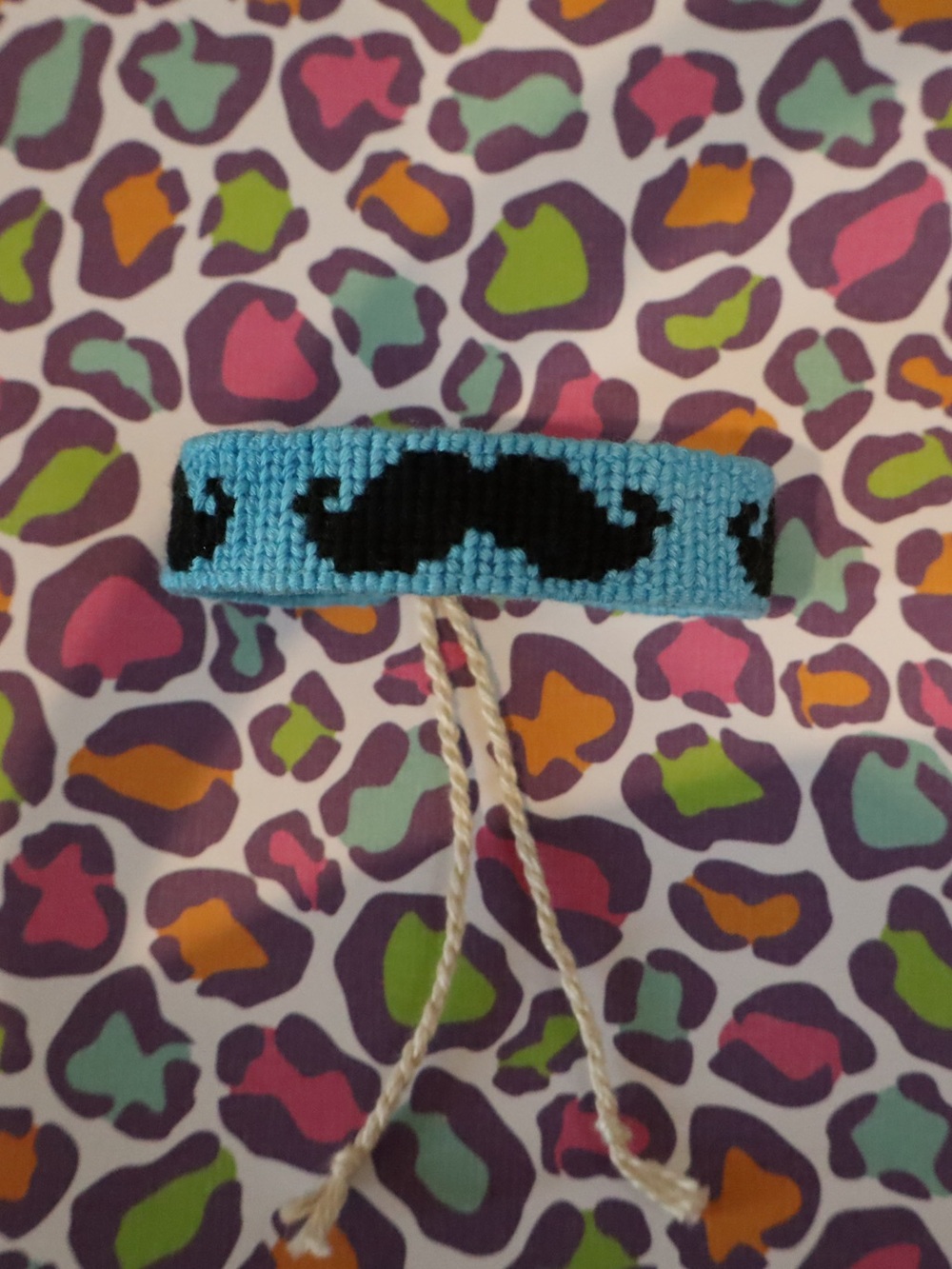 Handmade Mustache Bracelet